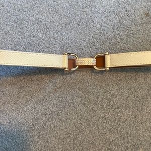 cream & gold belt